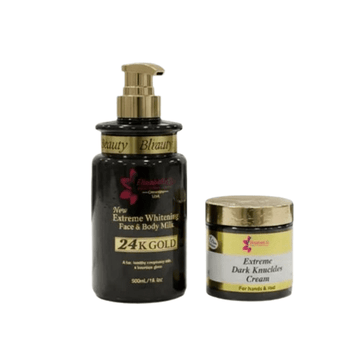 24k gold Brightening Body Milk & Dark hands/feet cream