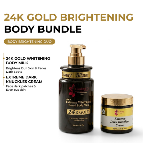 24k gold Brightening Body Milk & Dark hands/feet cream