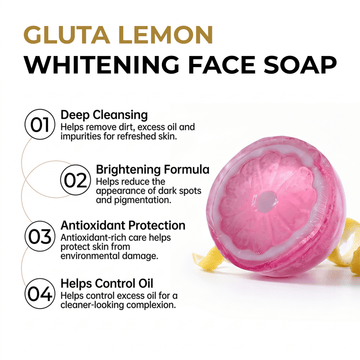 Gluta Lemon Whitening Face Soap
