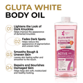 Gluta White Body Oil for Dark Skin