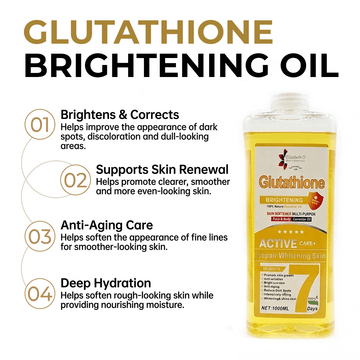 Glutathione Brightening Face & Body Oil – 1000ml