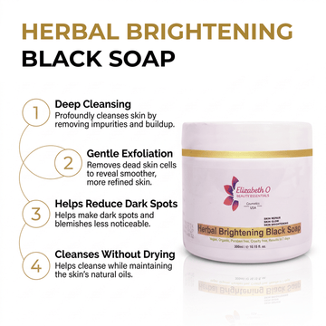 Herbal Brightening black Soap- 300ml