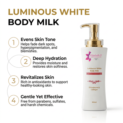 Luminous White Body Milk with Glutathione and Collagen