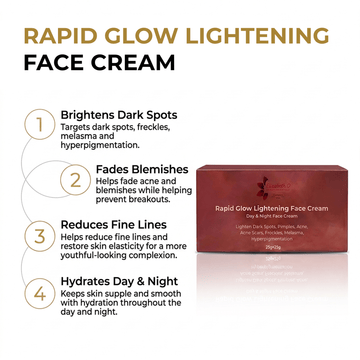 Rapid Glow Day & Night Face Cream Duo – SPF 30 Brightening & Dark Spot Corrector
