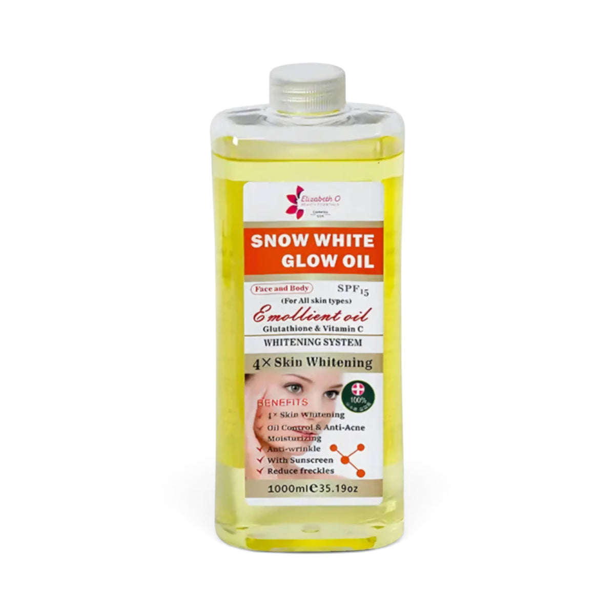 Snow White Glow Oil For Face and Body – 1000ml