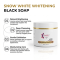 Snow White Whitening Black Soap- 300ml