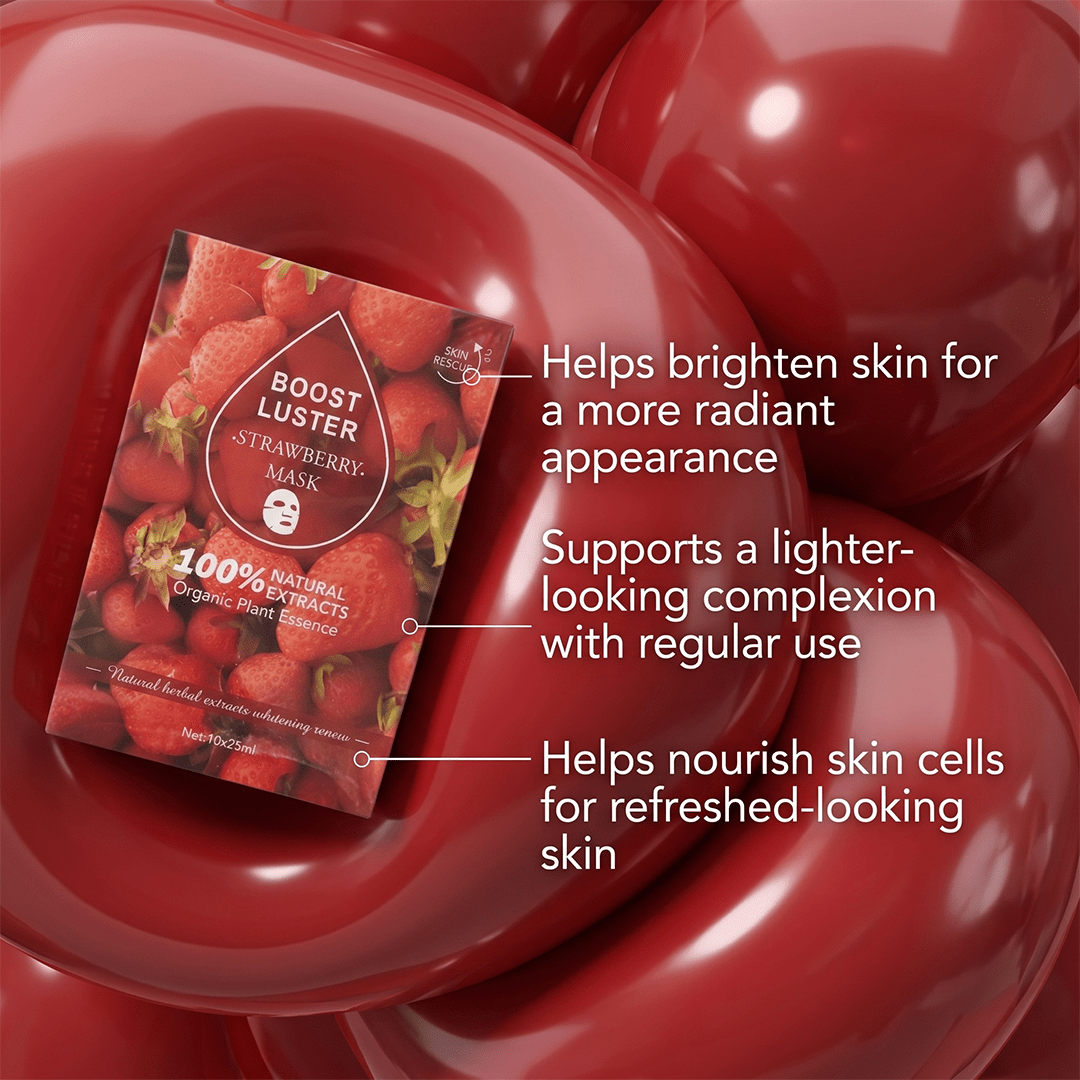 Strawberry Whitening Facial Mask – 10 pack