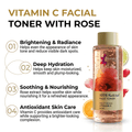 Vitamin C Facial Toner with Rose – 250ml