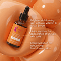 Vitamin C Facial Serum with Peptide, Vitamin E, Rose Hips, Green Tea & Hyaluronic Acid – 30ml