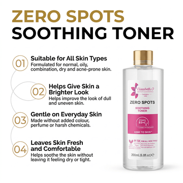 Zero Spots Soothing Toner with Witch Hazel – 200ml