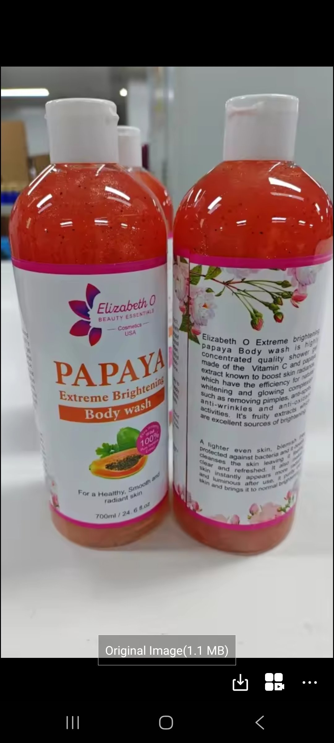 Extreme Brightening Papaya Shower Gel- 700ml