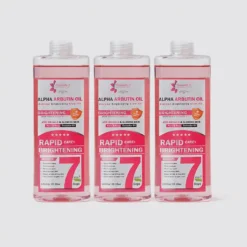 body oil with alpha arbutin for treating wrinkles