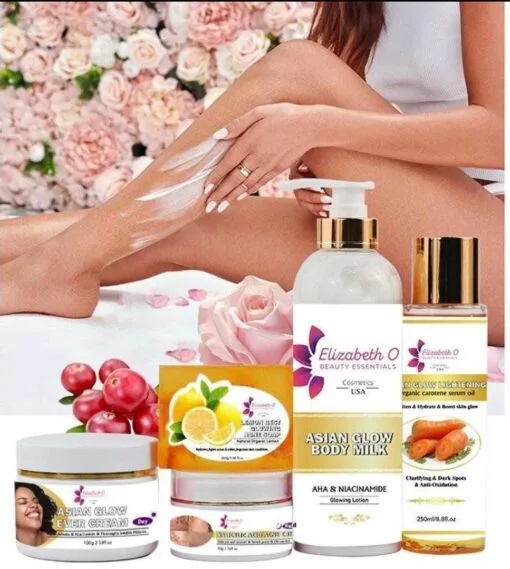 Asian Glow Whitening Body Milk Bundle-4 pieces