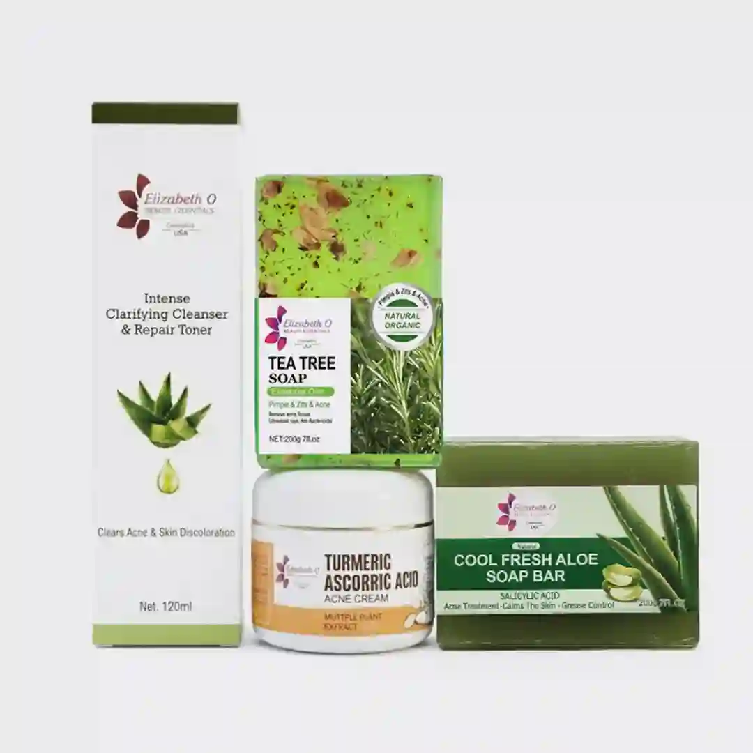 acne treatment skincare bundle