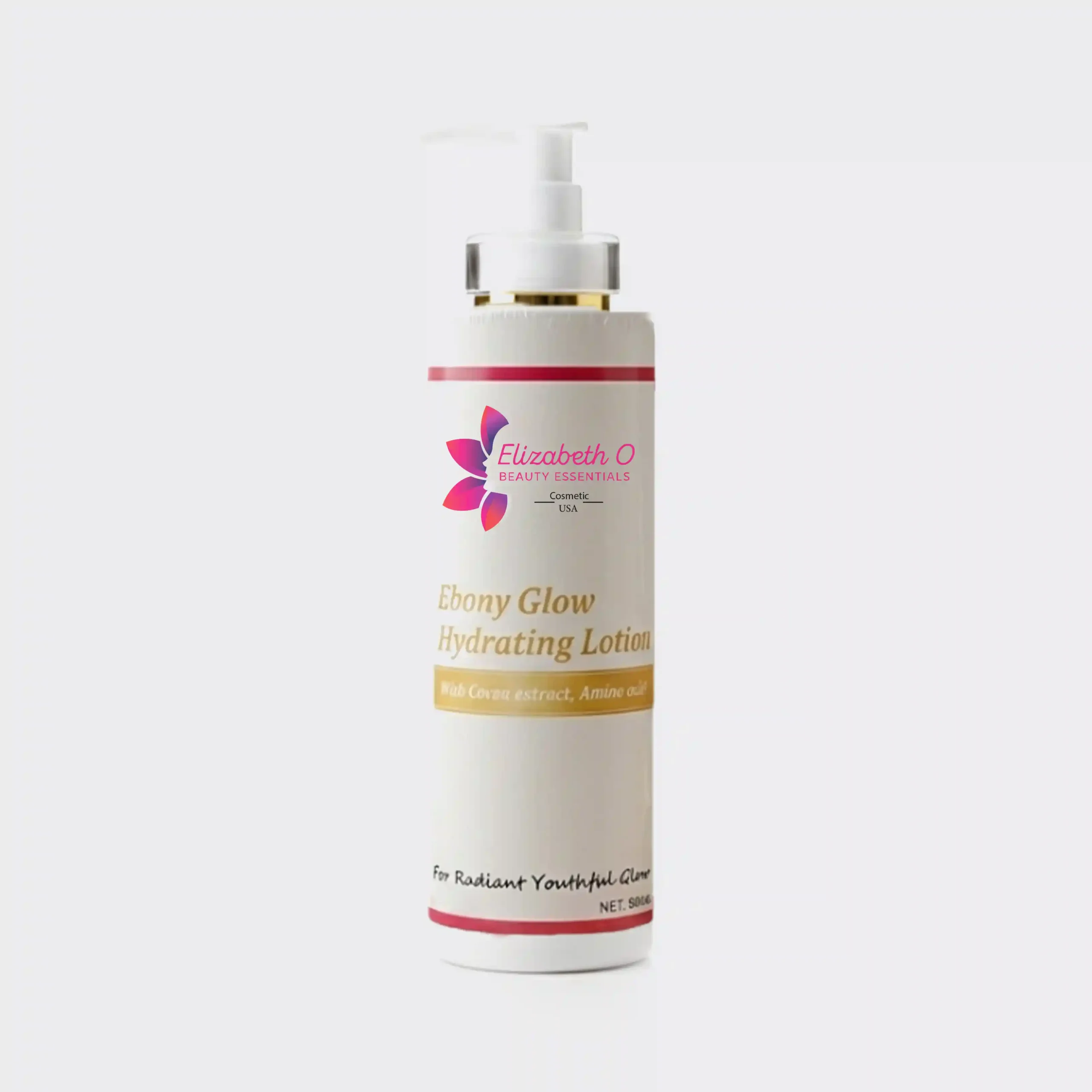 Ebony glow hydrating body lotion for dark skin tone