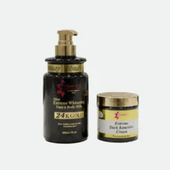 24k gold  Brightening Body Milk & Dark hands/feet cream