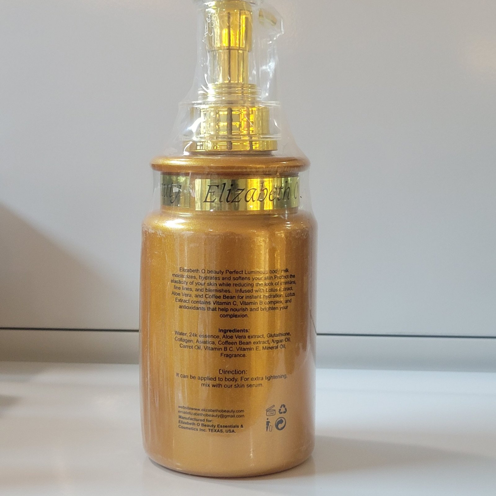 24k Gold Perfect Luminous Body Milk For Sensitive Skin - Image 3