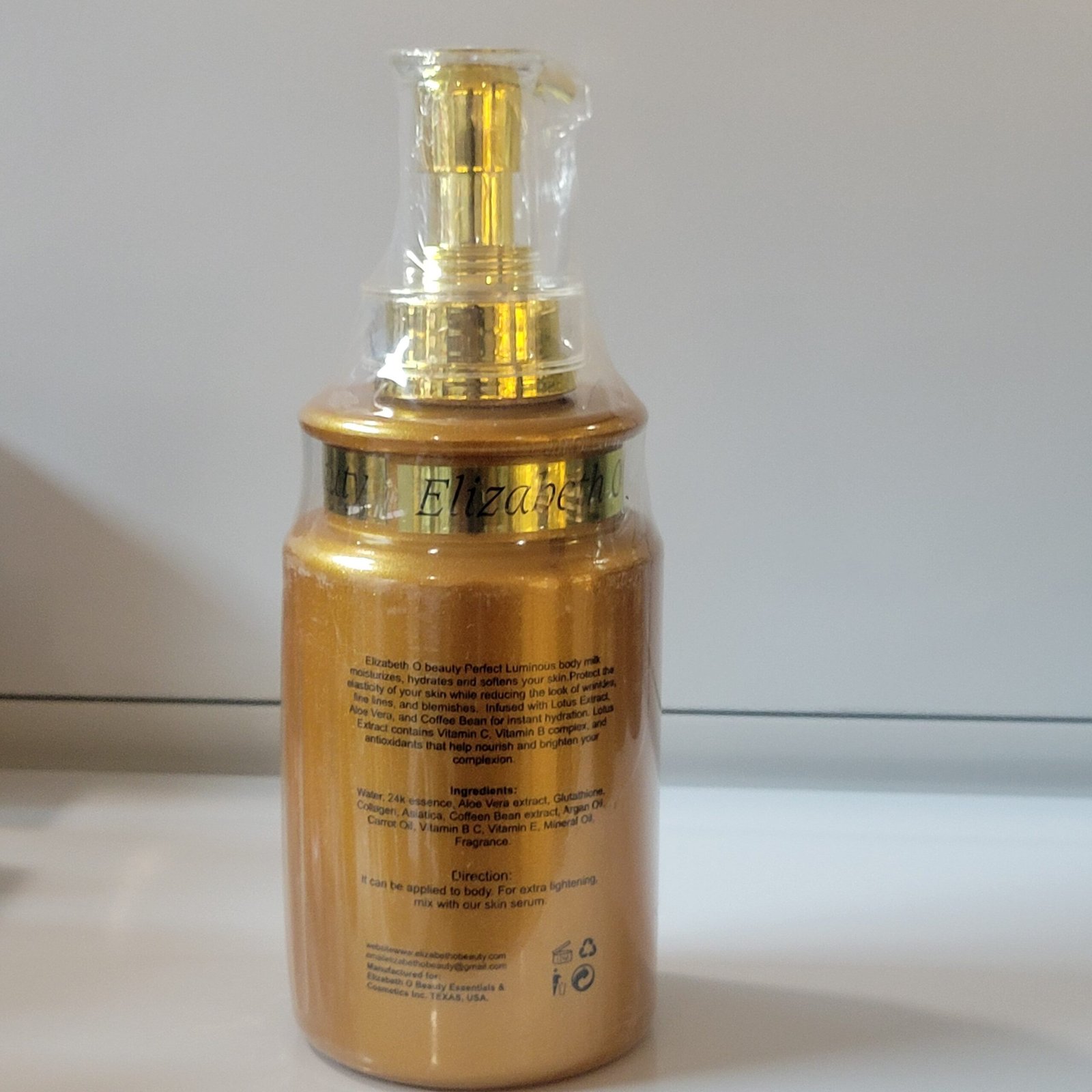 24k Gold Perfect Luminous Body Milk For Sensitive Skin - Image 2