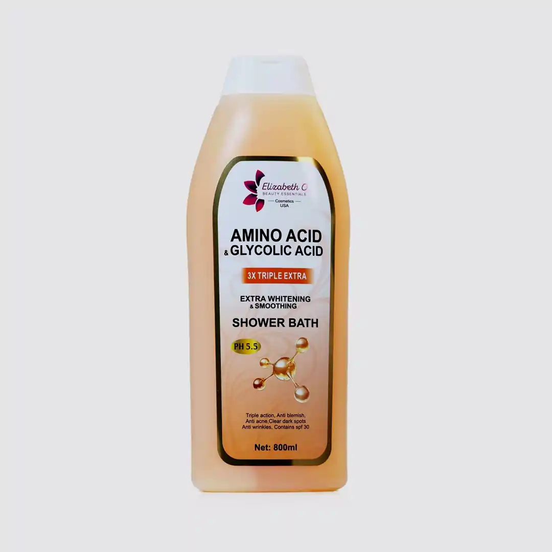 shower gel with amino acid to treat body acne in 1000ml packing